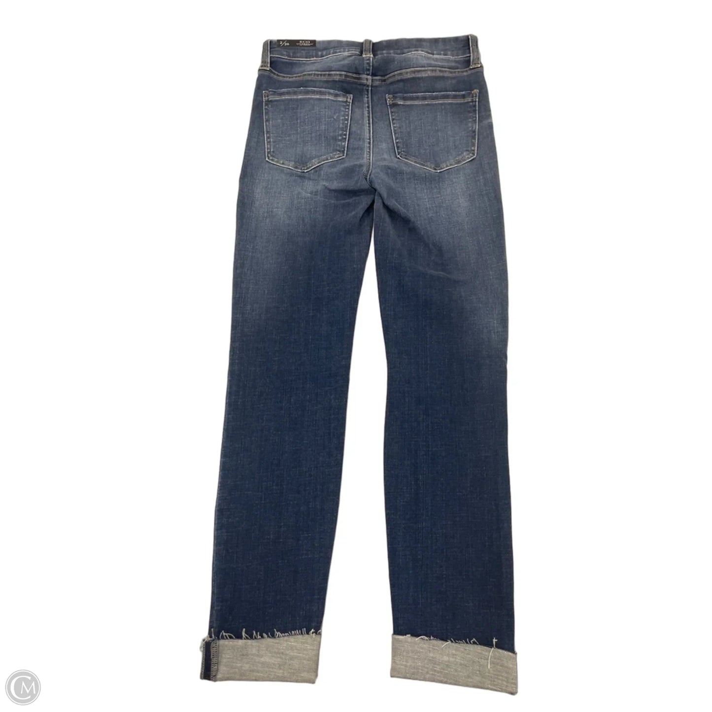 Jeans Cropped By Liverpool In Blue Denim, Size: 2
