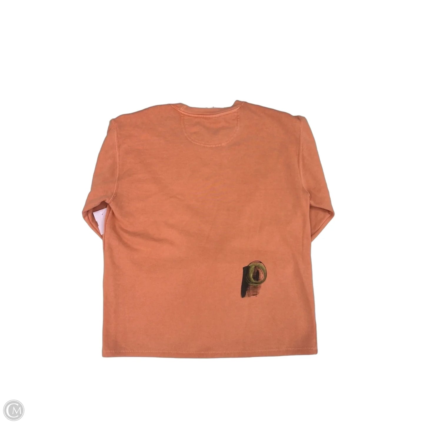 Sweatshirt Crewneck By Cmc In Orange, Size: S