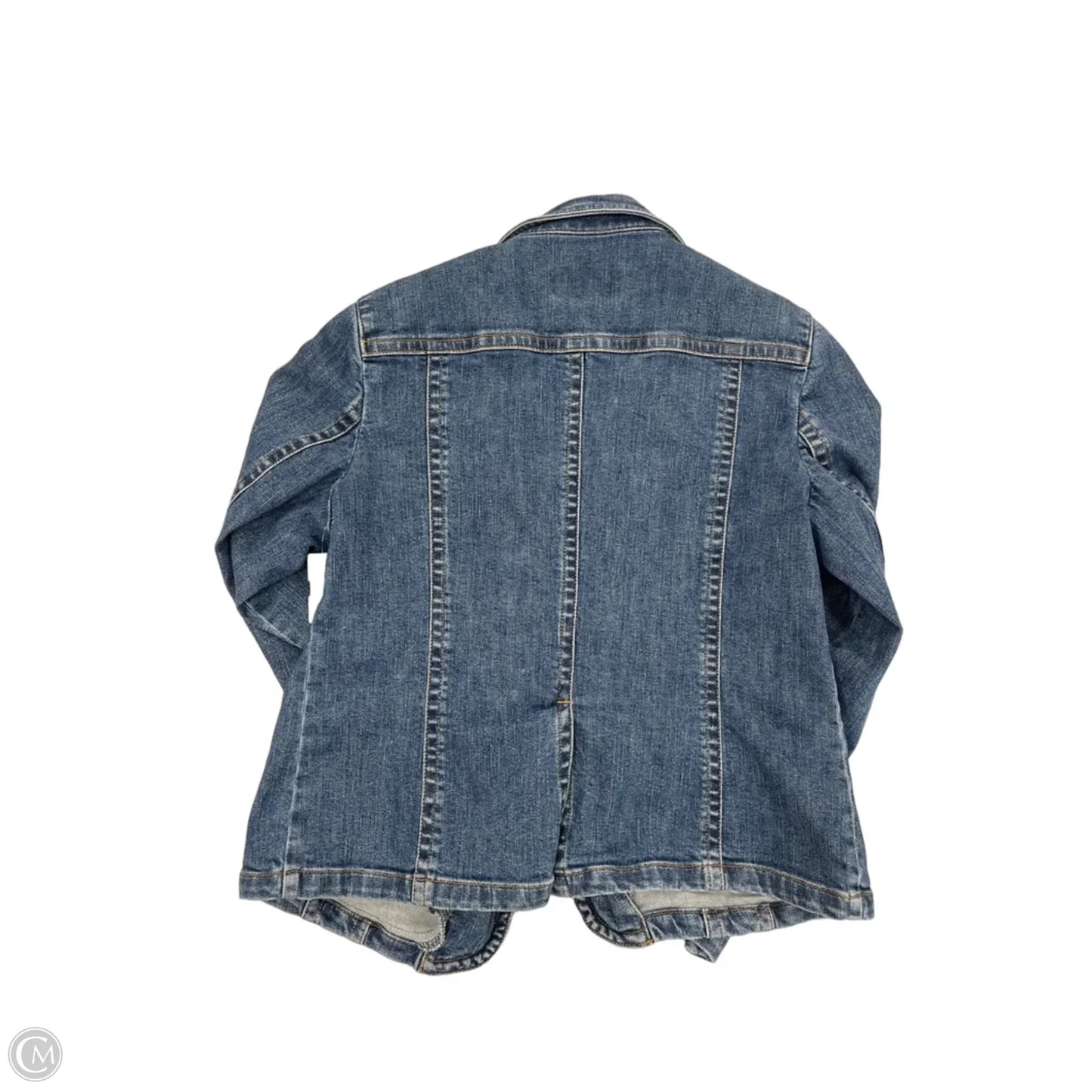 Jacket Denim By Jones New York In Blue Denim, Size: Mp