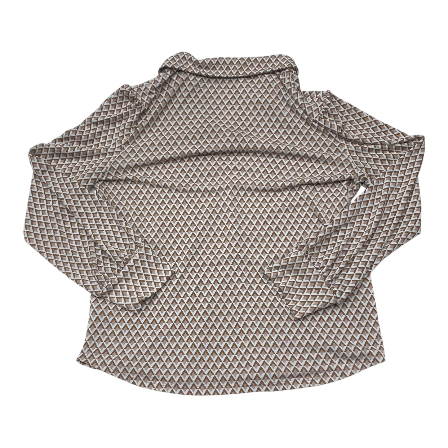 Top Ls By Adrianna Papell In Brown, Size:M