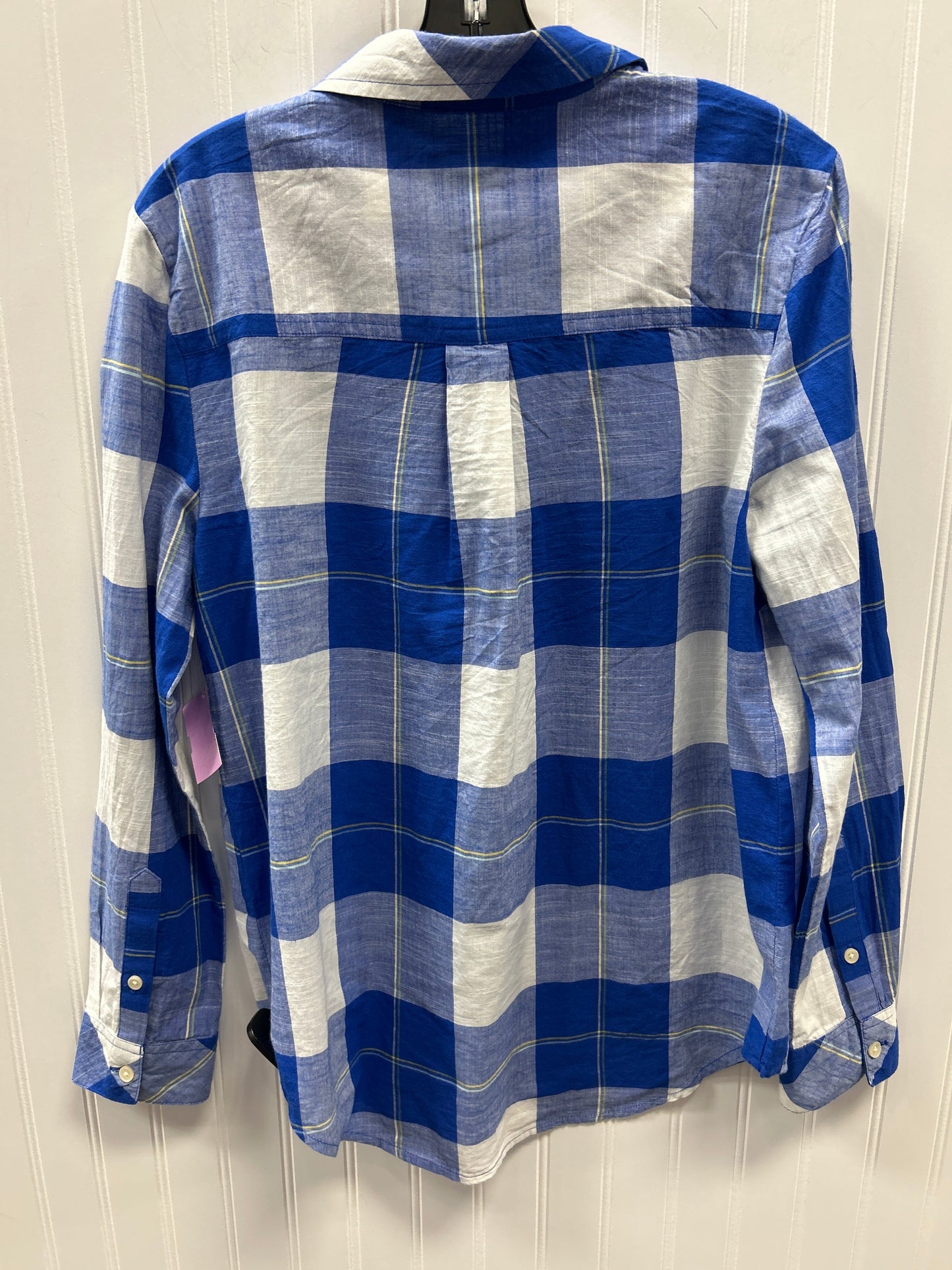 Blouse Ls By Style And Co Collection Women In Blue, Size:M