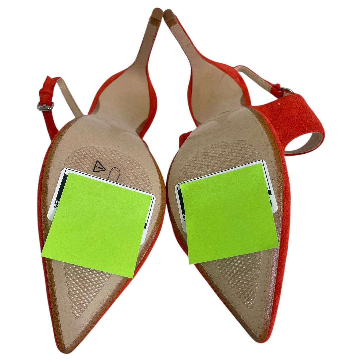 SHOES HEELS STILETTO by ZARA BASIC In ORANGE, Size: 6