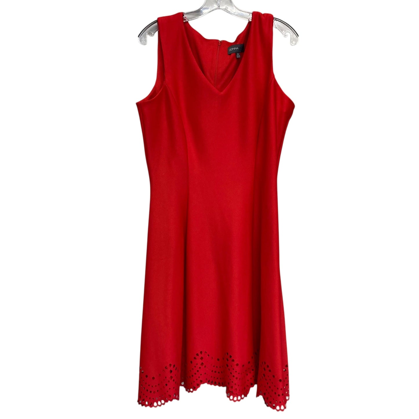 Dress Party Short By Donna Ricco In Red, Size:L