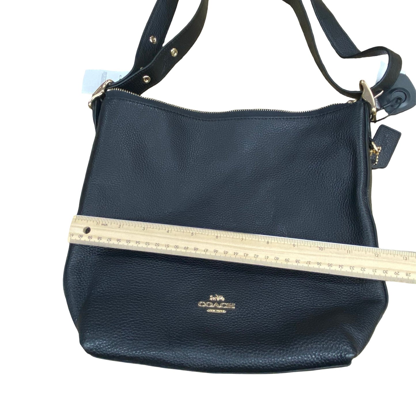 Handbag Designer By Coach In Black, Size:Medium