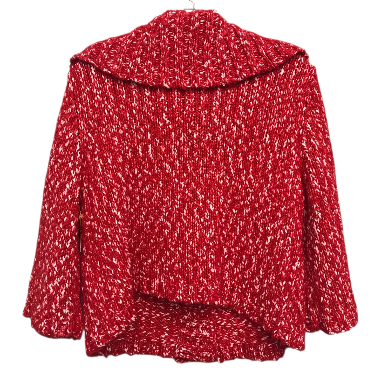 Cardigan By Ruby Rd In Red & White, Size:L