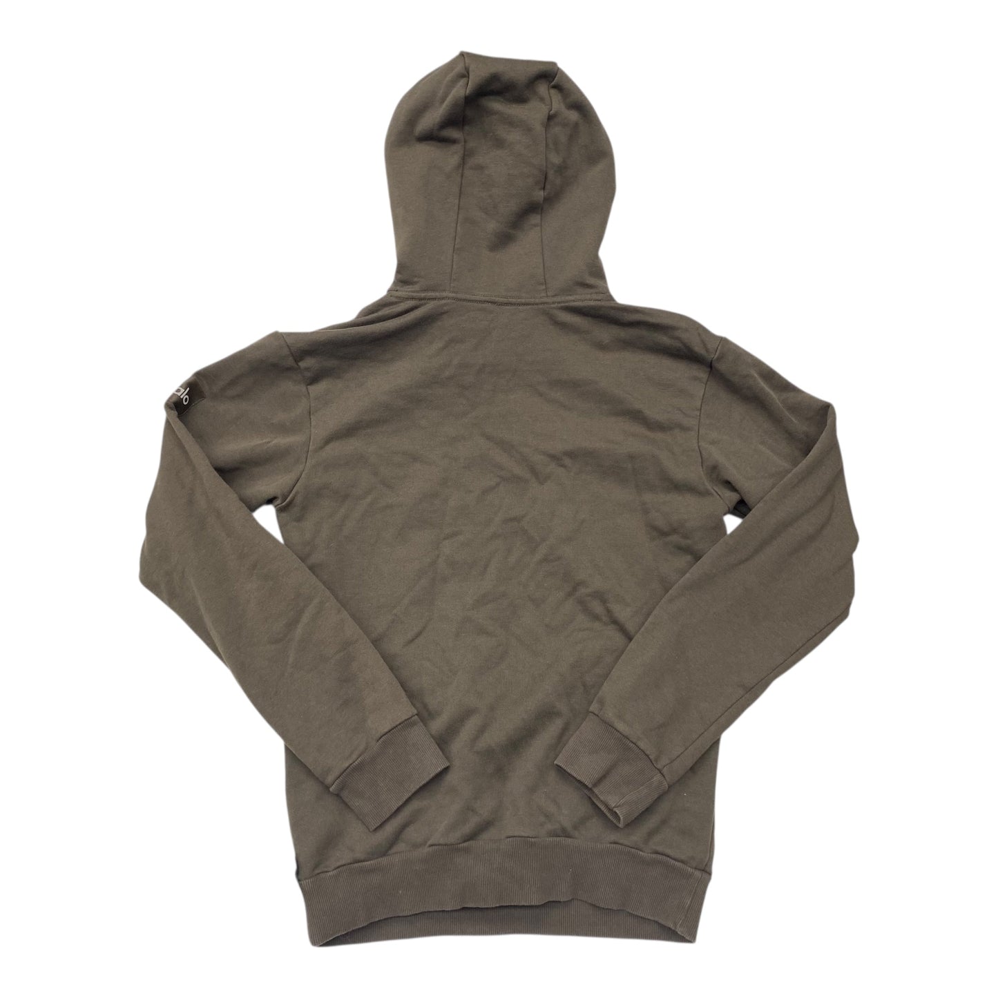 Athletic Sweatshirt Hoodie By Alo In Brown, Size:S
