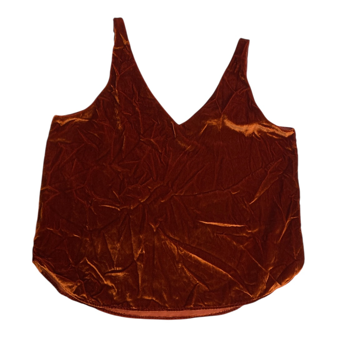 Top Sleeveless By Loft In Orange, Size:Lp