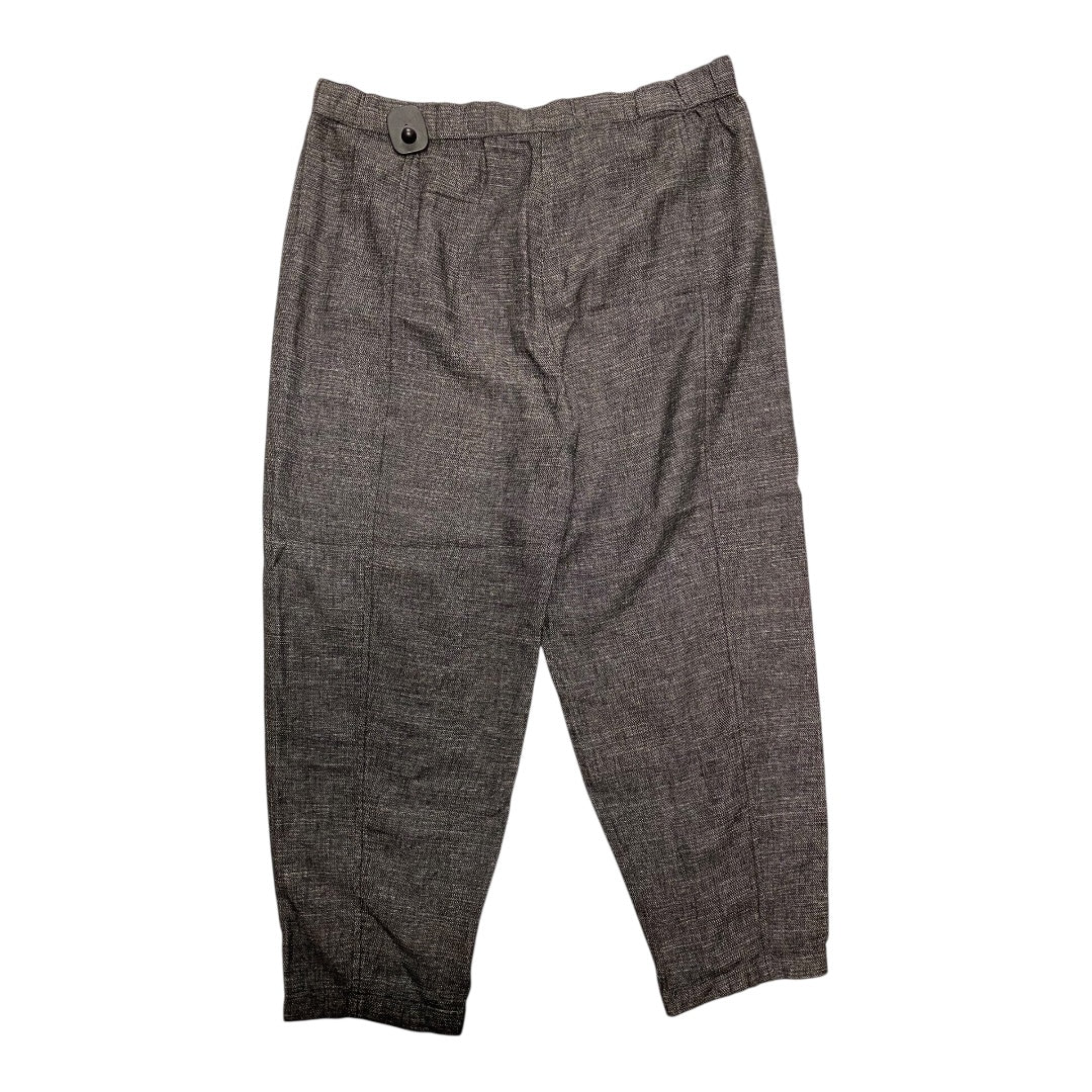 Pants Designer By Eileen Fisher In Grey, Size:L