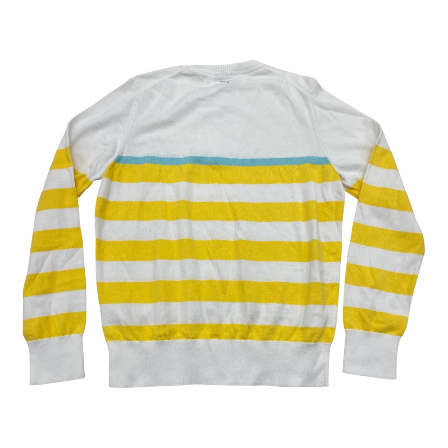 Sweater By Puma In White & Yellow, Size:S