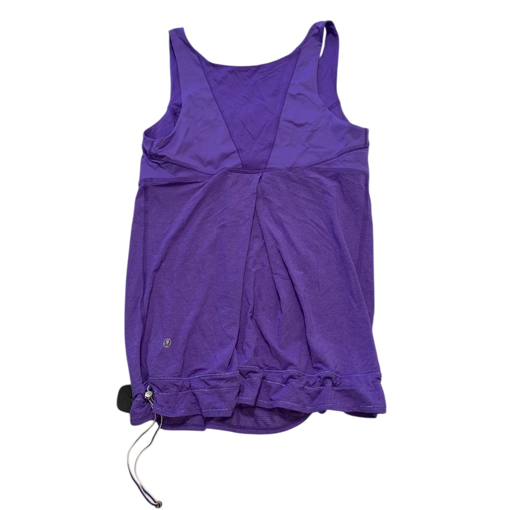 Athletic Tank Top By Lululemon In Purple, Size:M