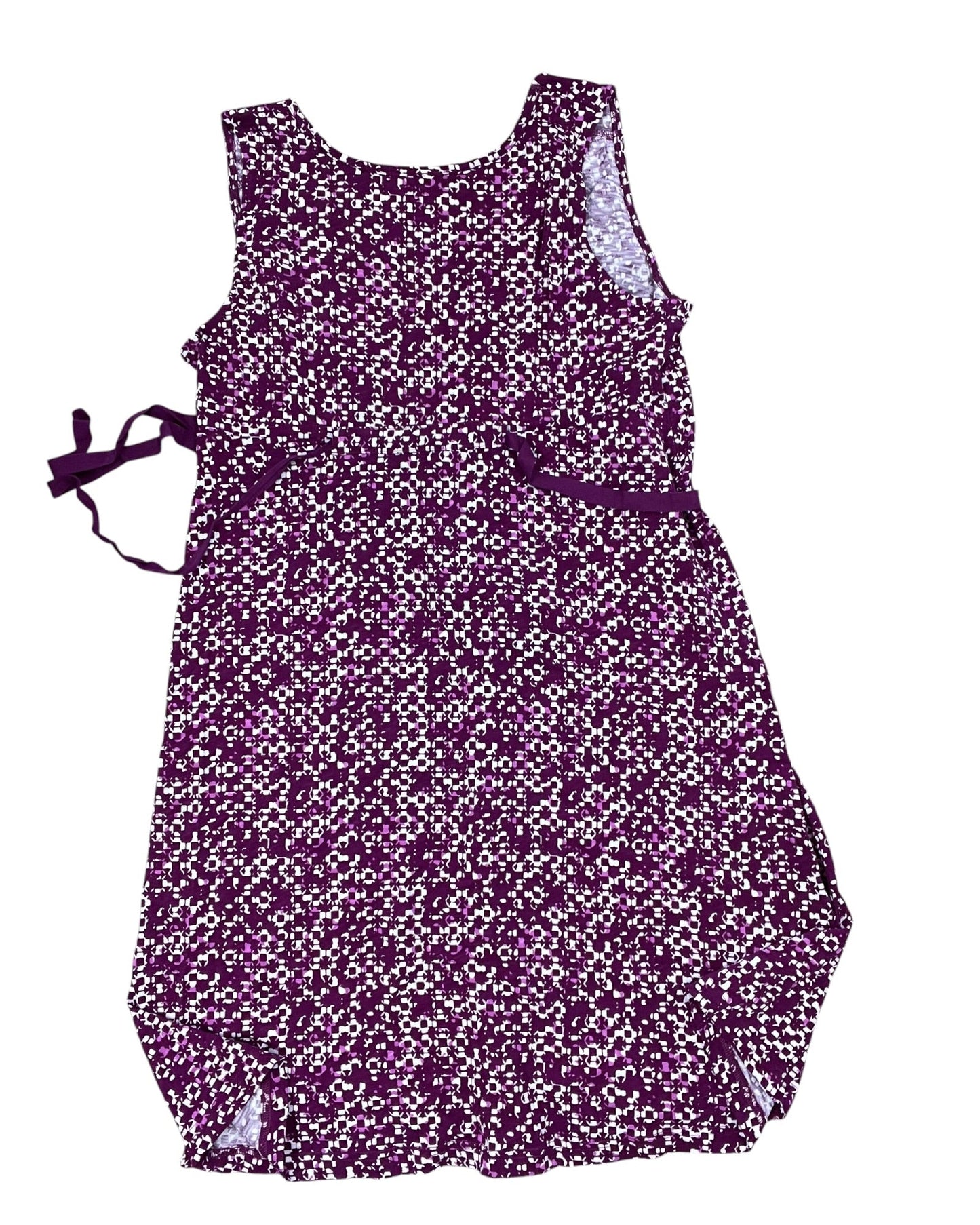 Dress Casual Midi By Eddie Bauer In Purple, Size:Xlp