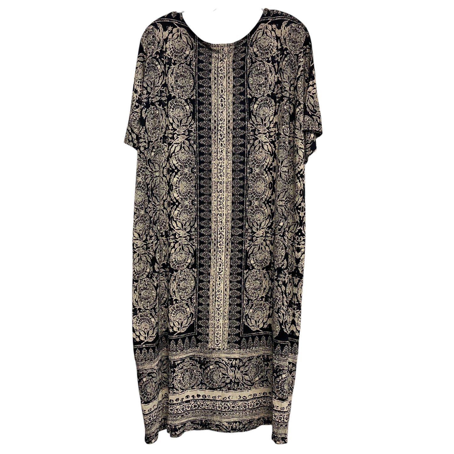 Dress Casual Short By Lucky Brand In Black & Cream, Size:3
