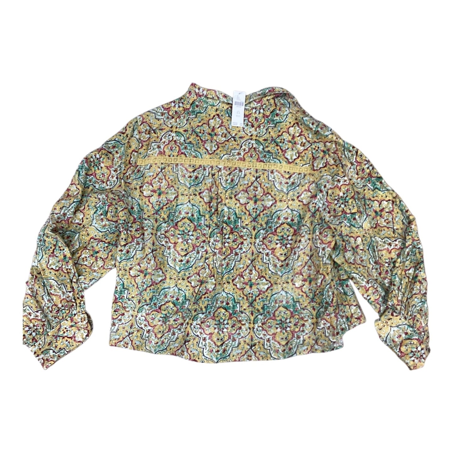 Top Ls By Pilcro In Yellow, Size:3X