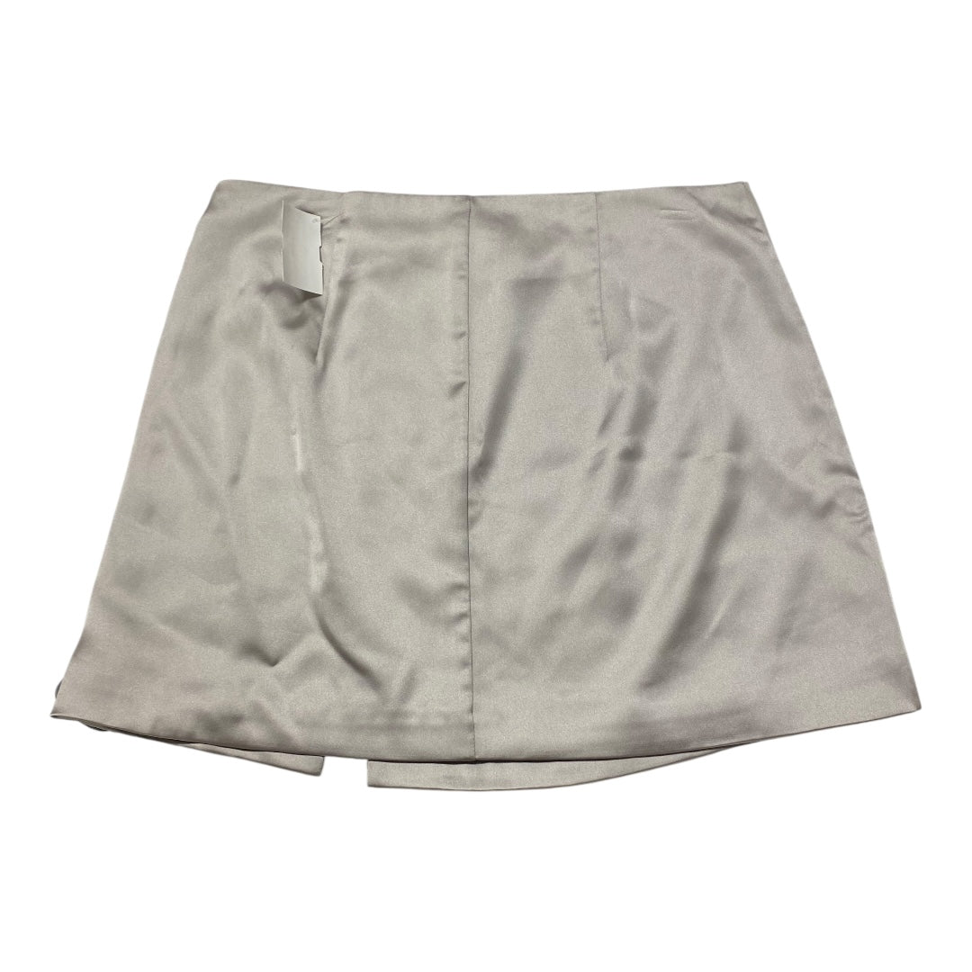 Skirt Mini & Short By Wild Fable In Silver, Size:M