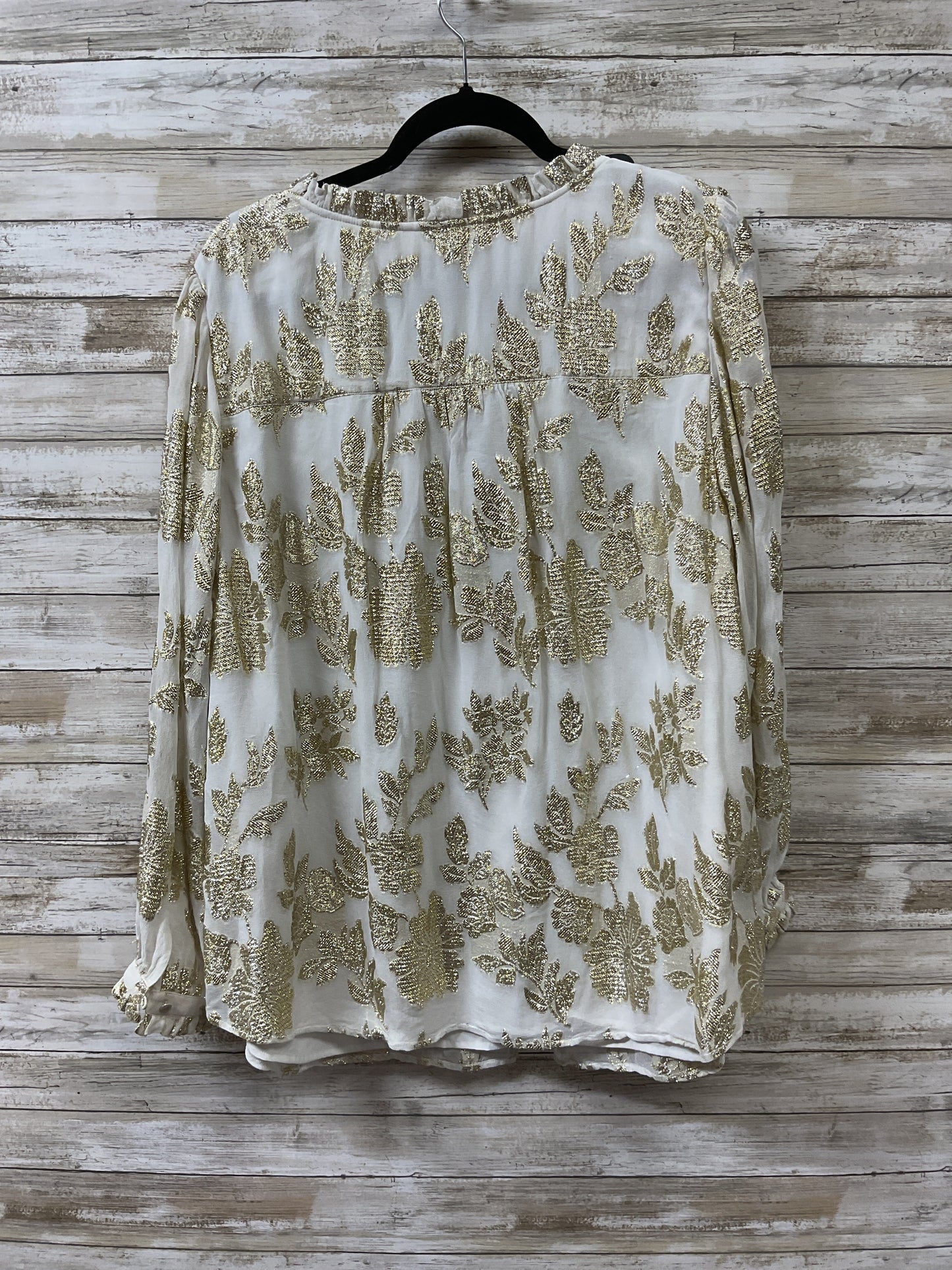 Top Ls By Talbots In Gold & Tan, Size:3X