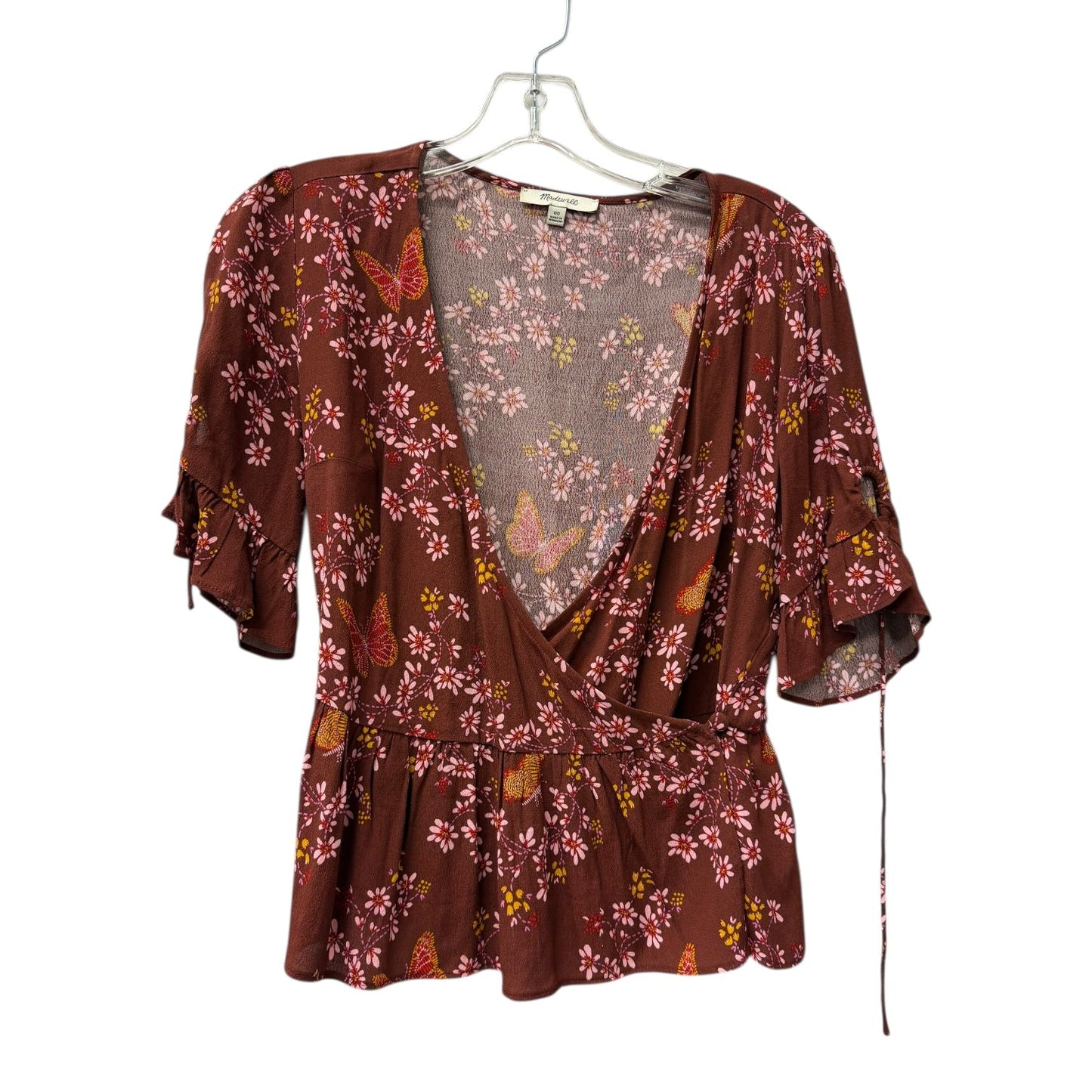 Top Ss By Madewell In Red, Size:Xxs
