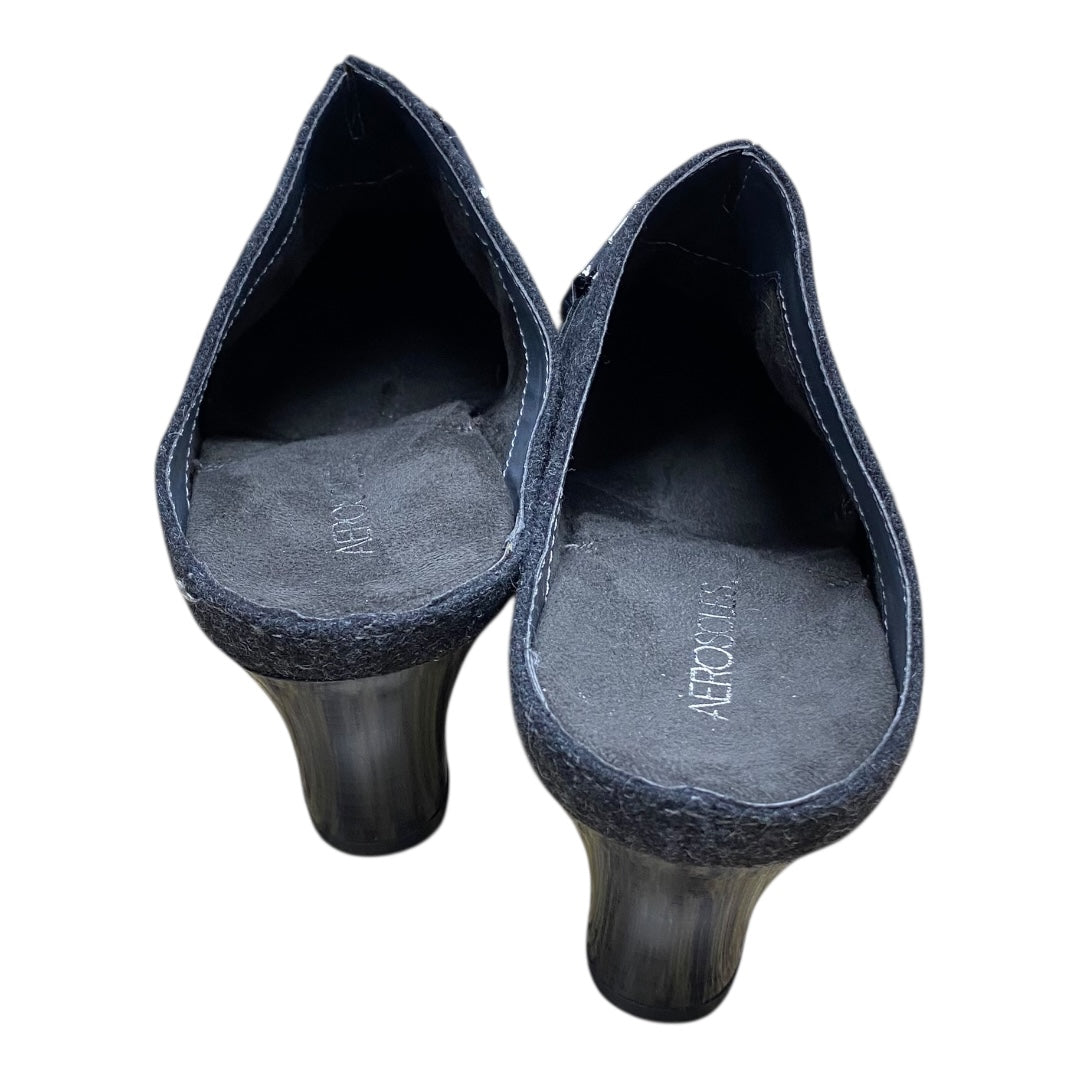 Shoes Heels Block By Aerosoles In Grey, Size:8.5