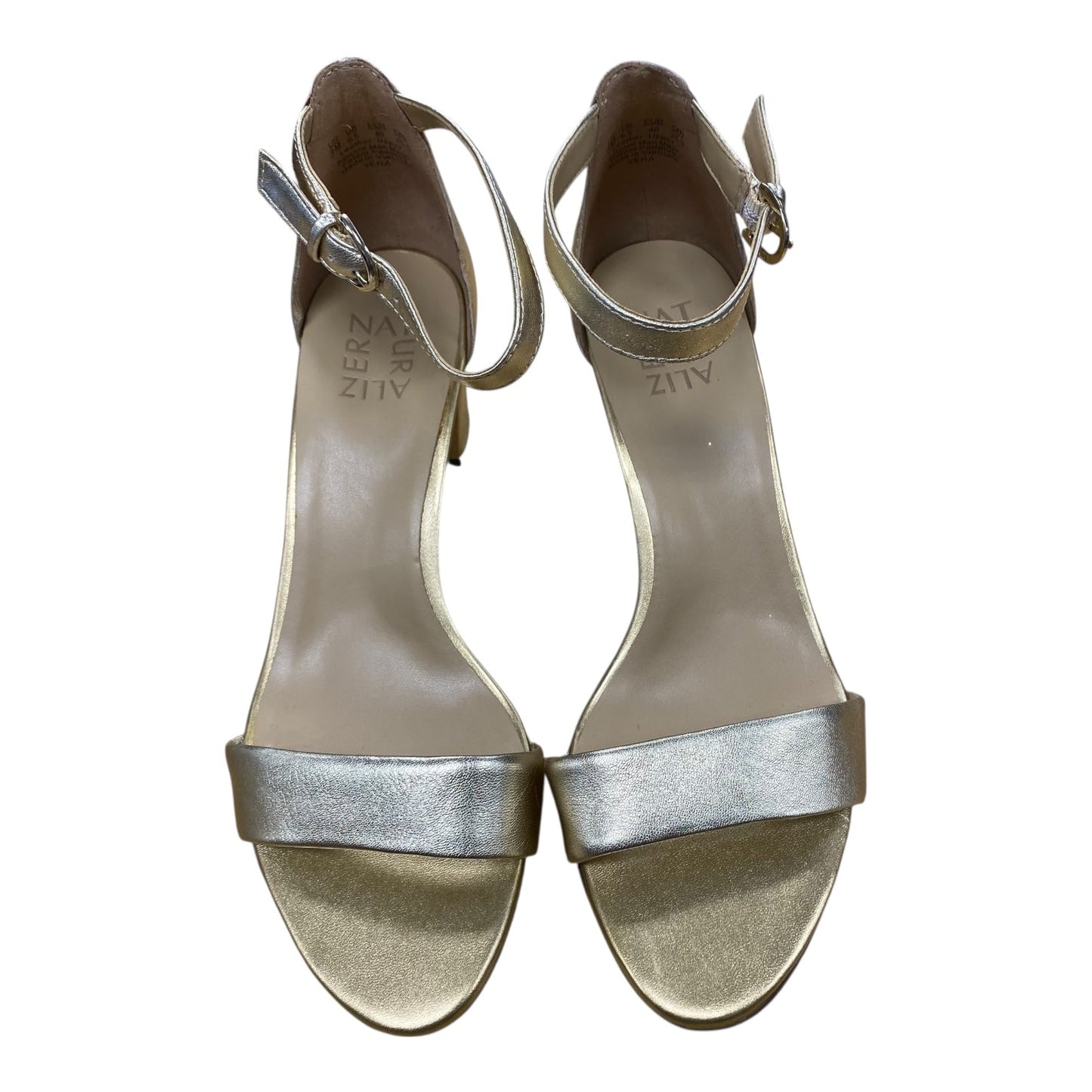 Shoes Heels Block By Naturalizer In Gold, Size:9