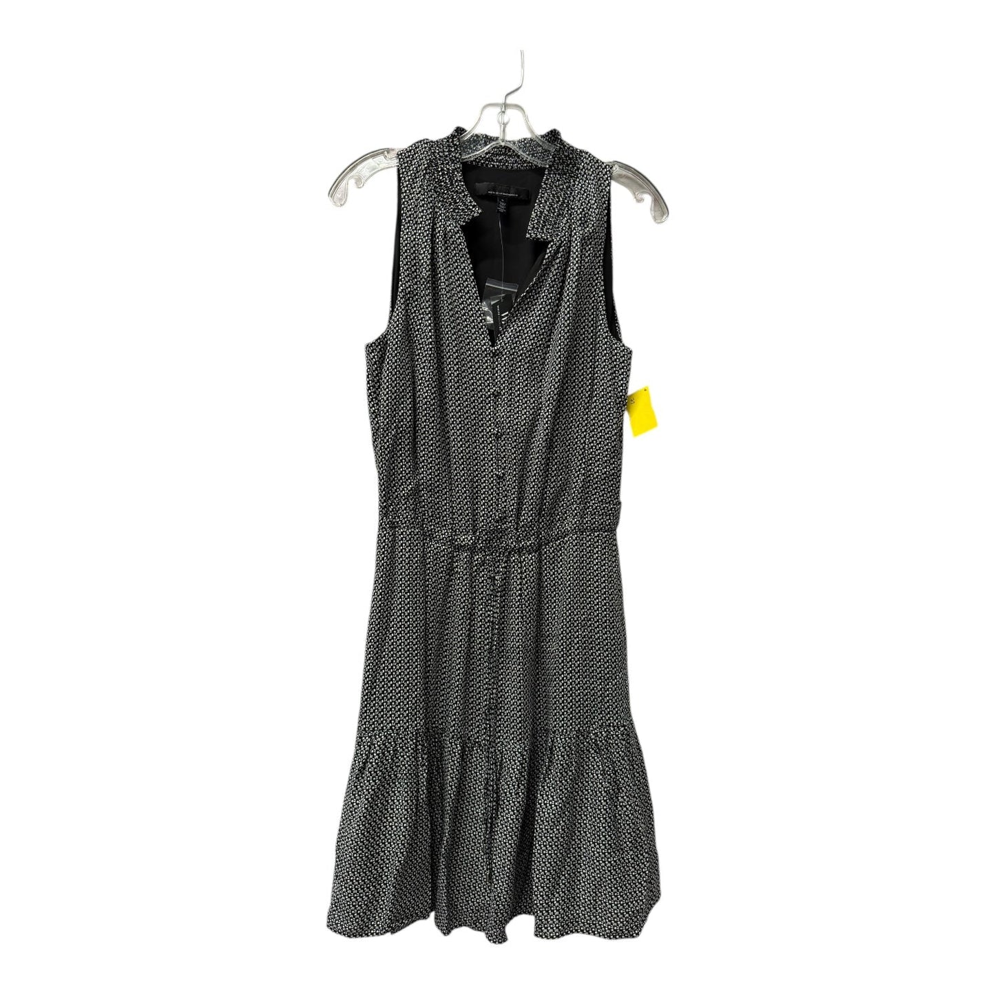 Dress Casual Midi By White House Black Market In Black, Size:S