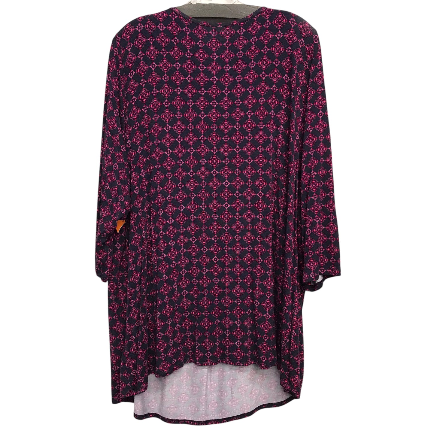 Top Ls By Croft And Barrow In Blue and Pink, Size:3X