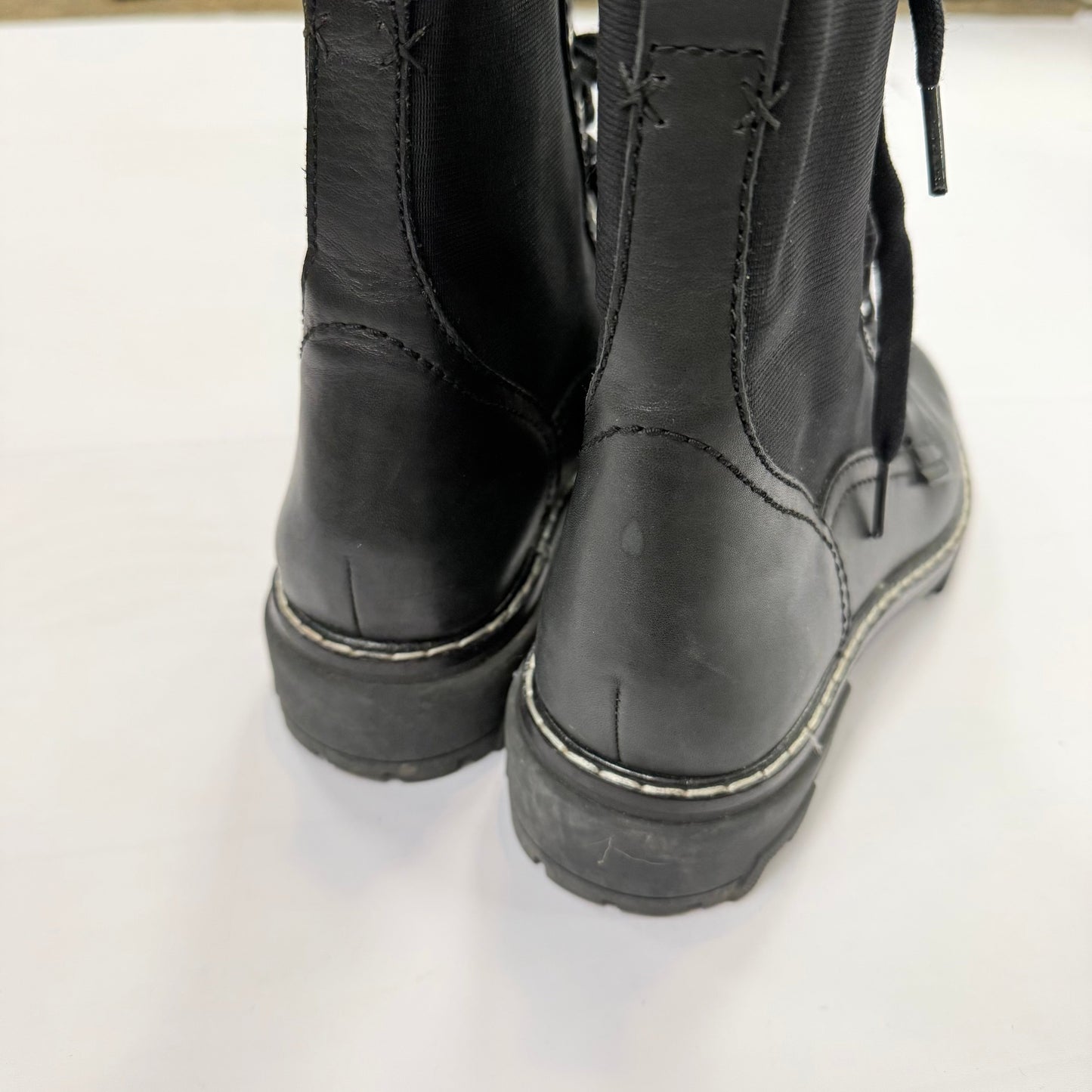 Boots Leather By Rag And Bone In Black, Size: 8