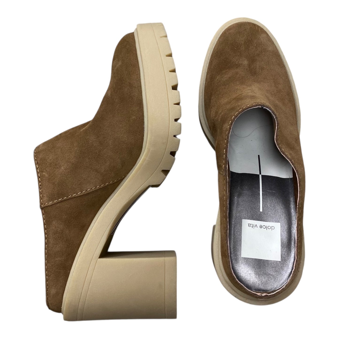 Shoes Heels Block By Dolce Vita In Brown, Size:7