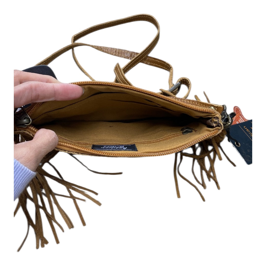 Handbag Leather By AMERICA DARLING In Brown, Size:Small