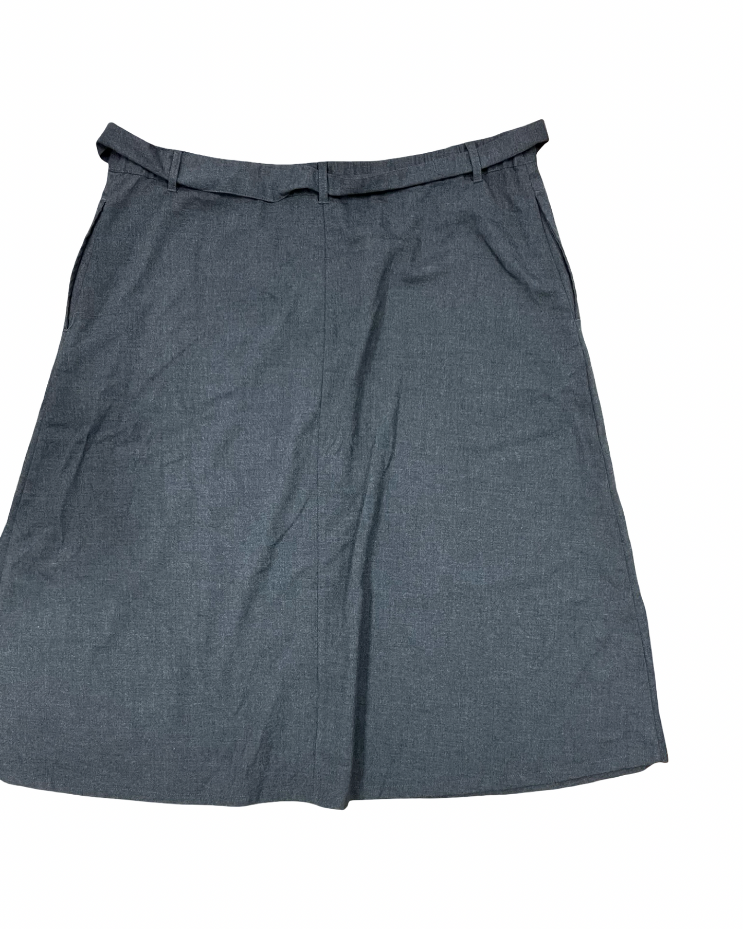 Skirt Midi By Ava & Viv In Grey, Size:1X