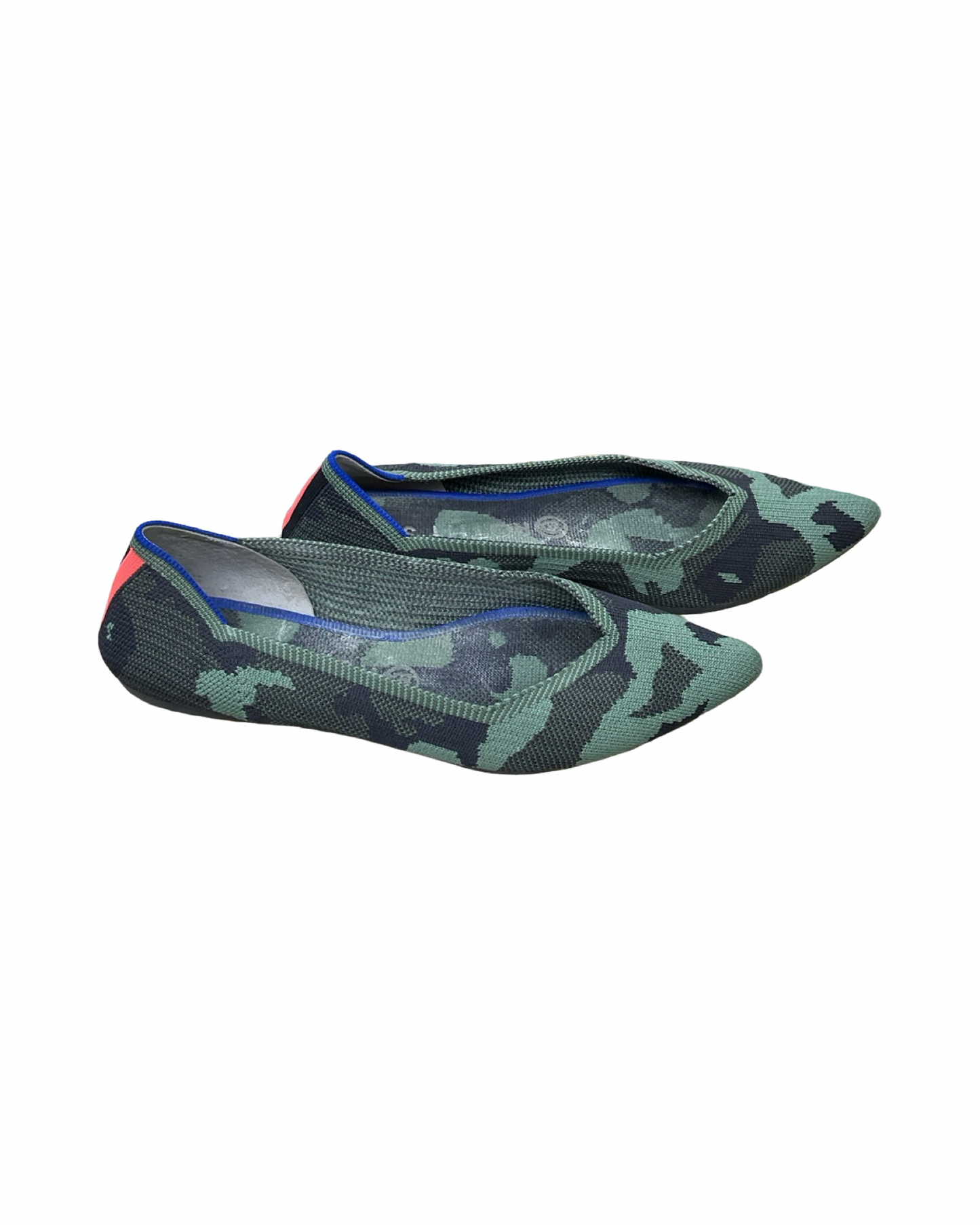 Shoes Flats By Rothys In Camouflage Print, Size:9.5