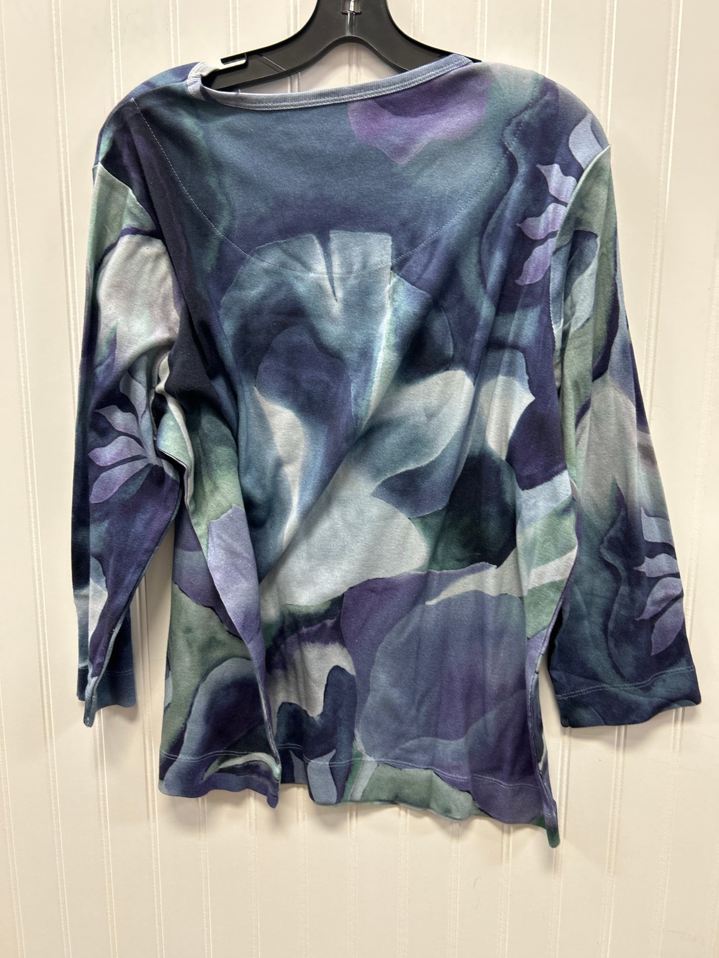 Top Ls By Chicos In Navy, Size:Xl