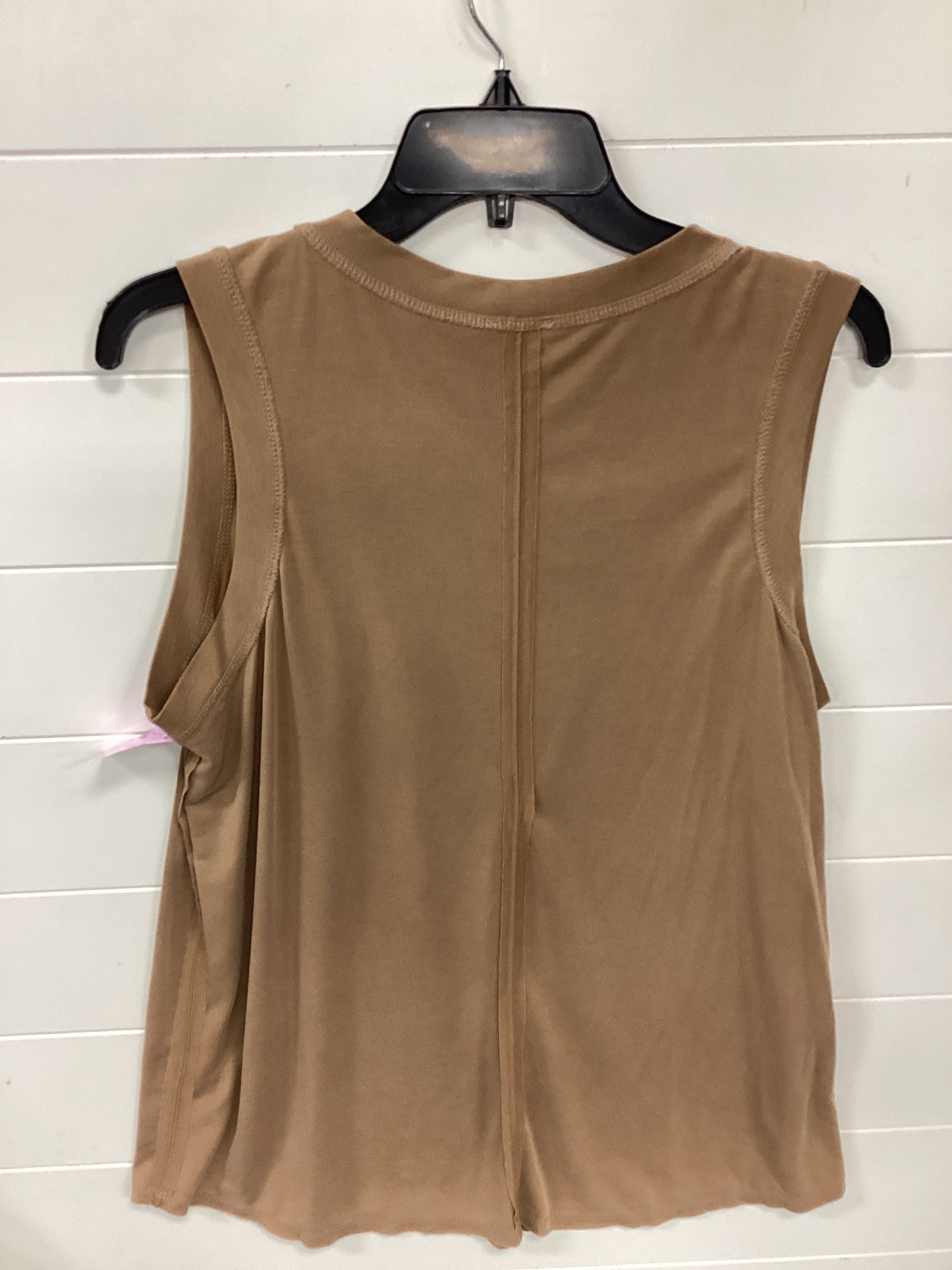 Top Sleeveless By Bke In Brown, Size:Xl