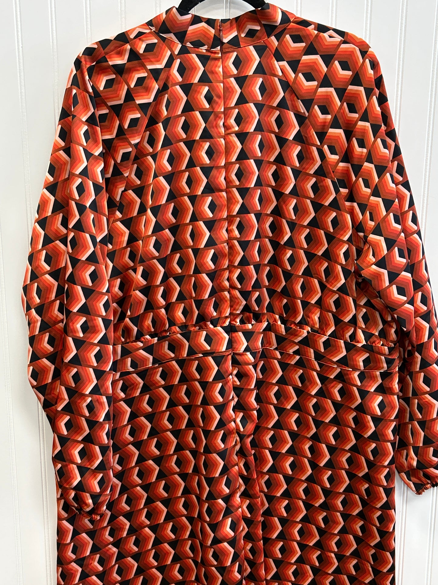 Dress Casual Maxi By Worthington In Orange, Size:2X