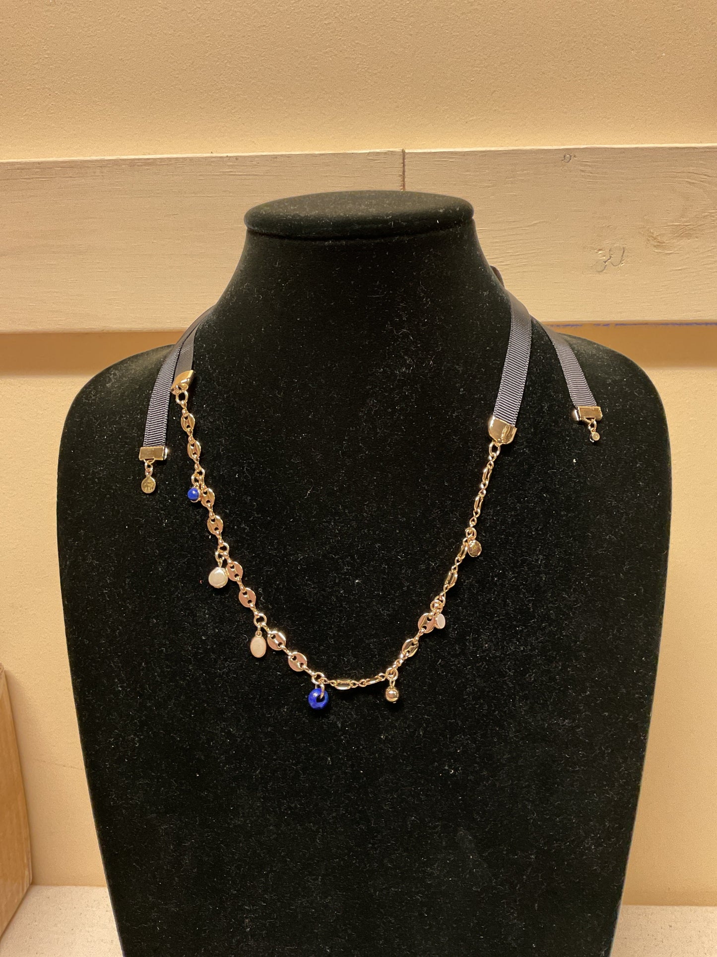 Necklace Other By Loft In Black & Gold