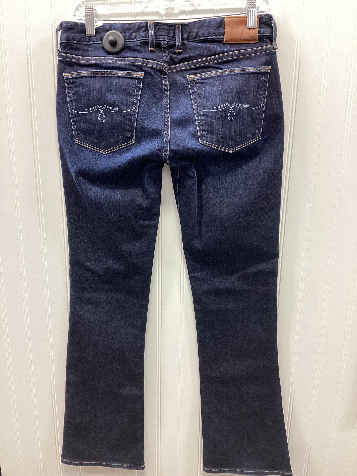 Jeans Boot Cut By Lucky Brand In Blue Denim, Size:4