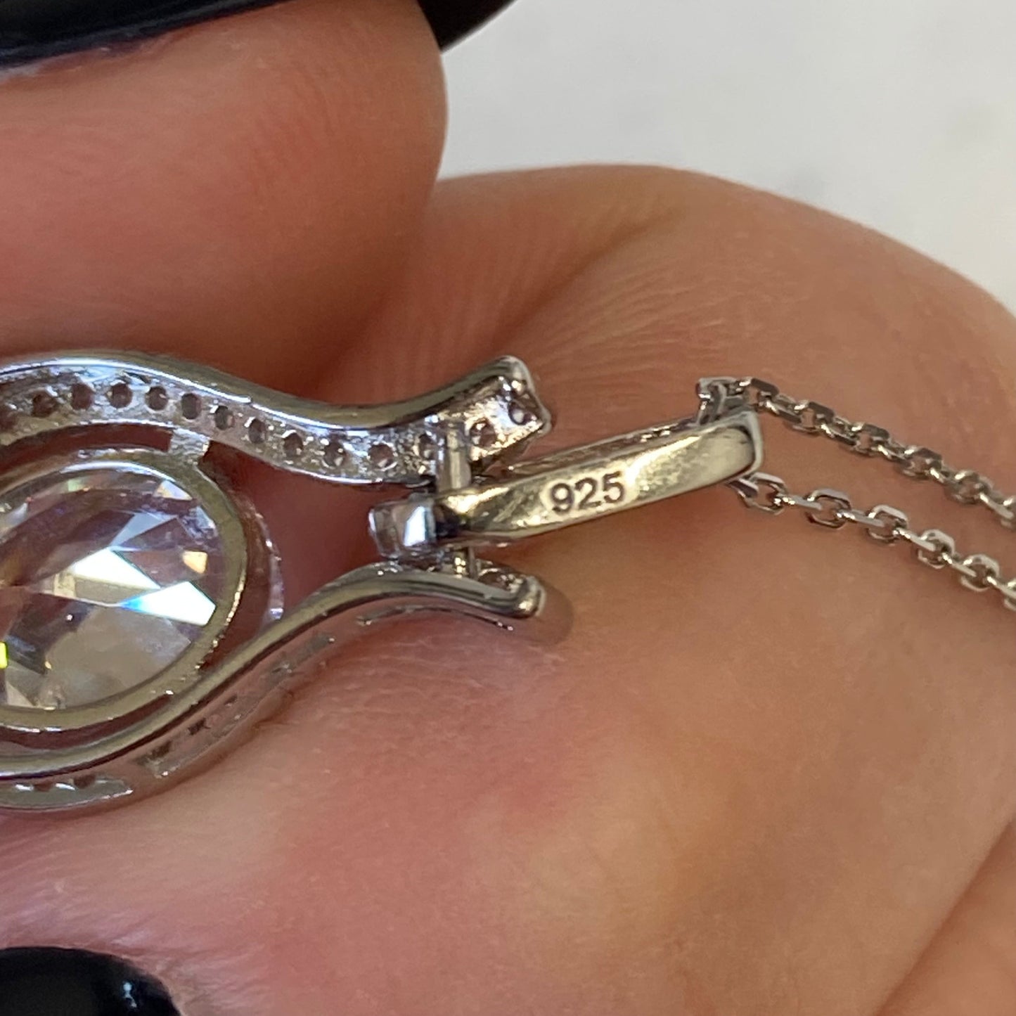 Necklace Sterling Silver In Silver