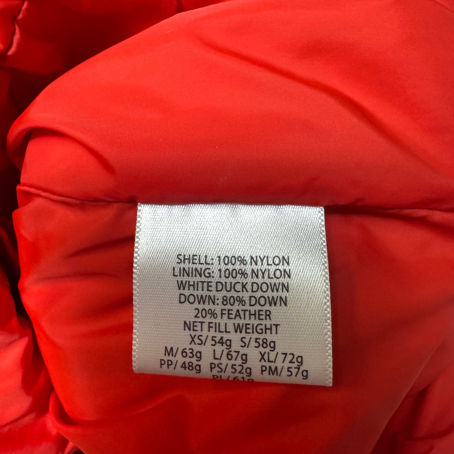 Down Fill Vest Puffer & Quilted By Eileen Fisher In Red, Size: M