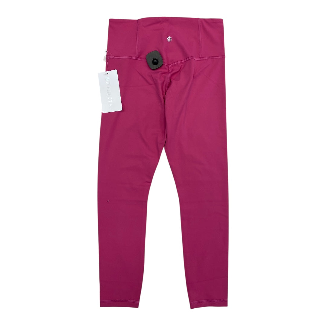 Athletic Leggings By Athleta In Pink, Size:S