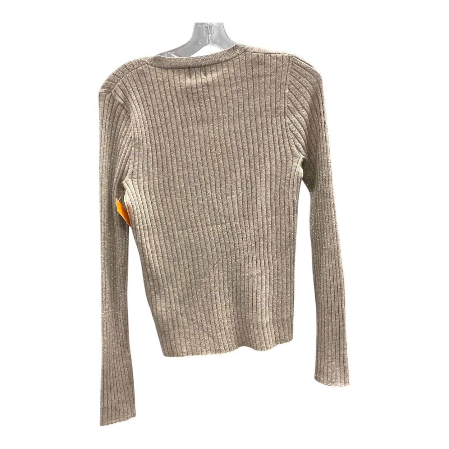 Sweater Cardigan By A New Day In Gold & Silver, Size:M