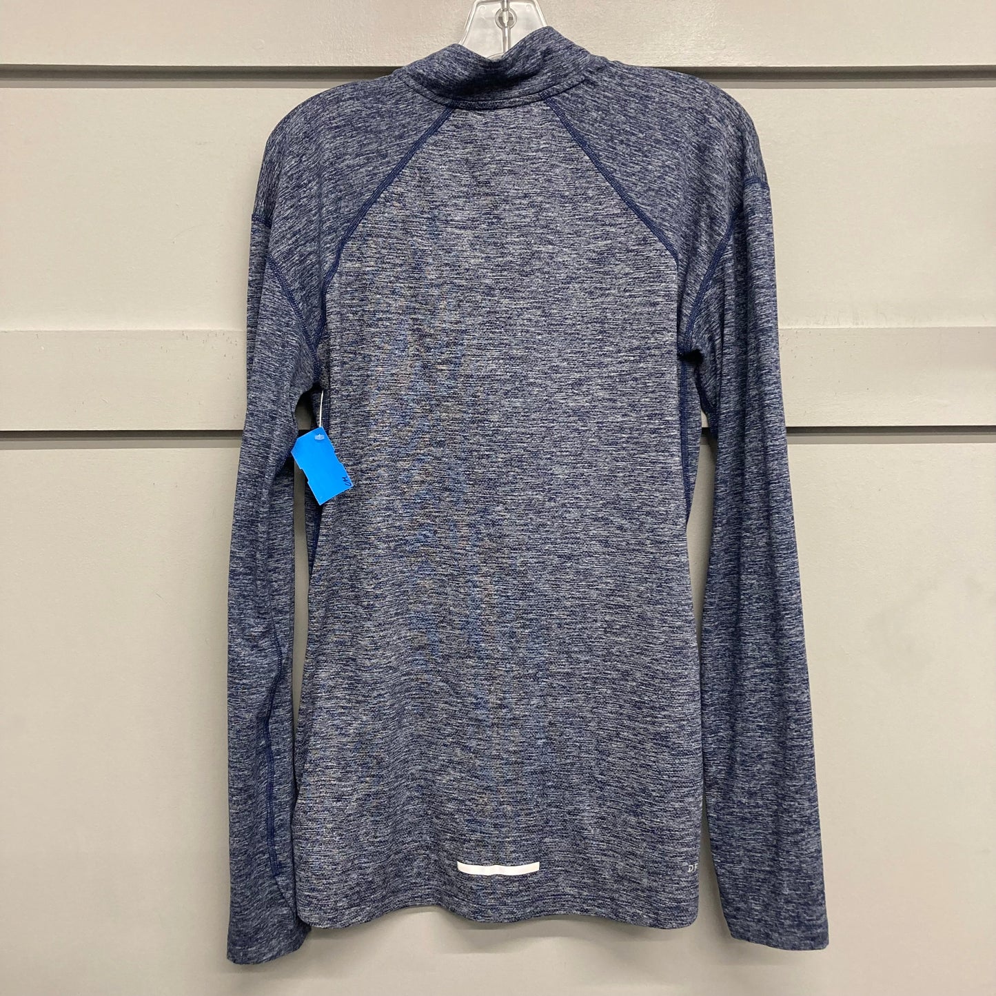 Athletic Top Ls Collar By Nike Apparel In Blue, Size:S