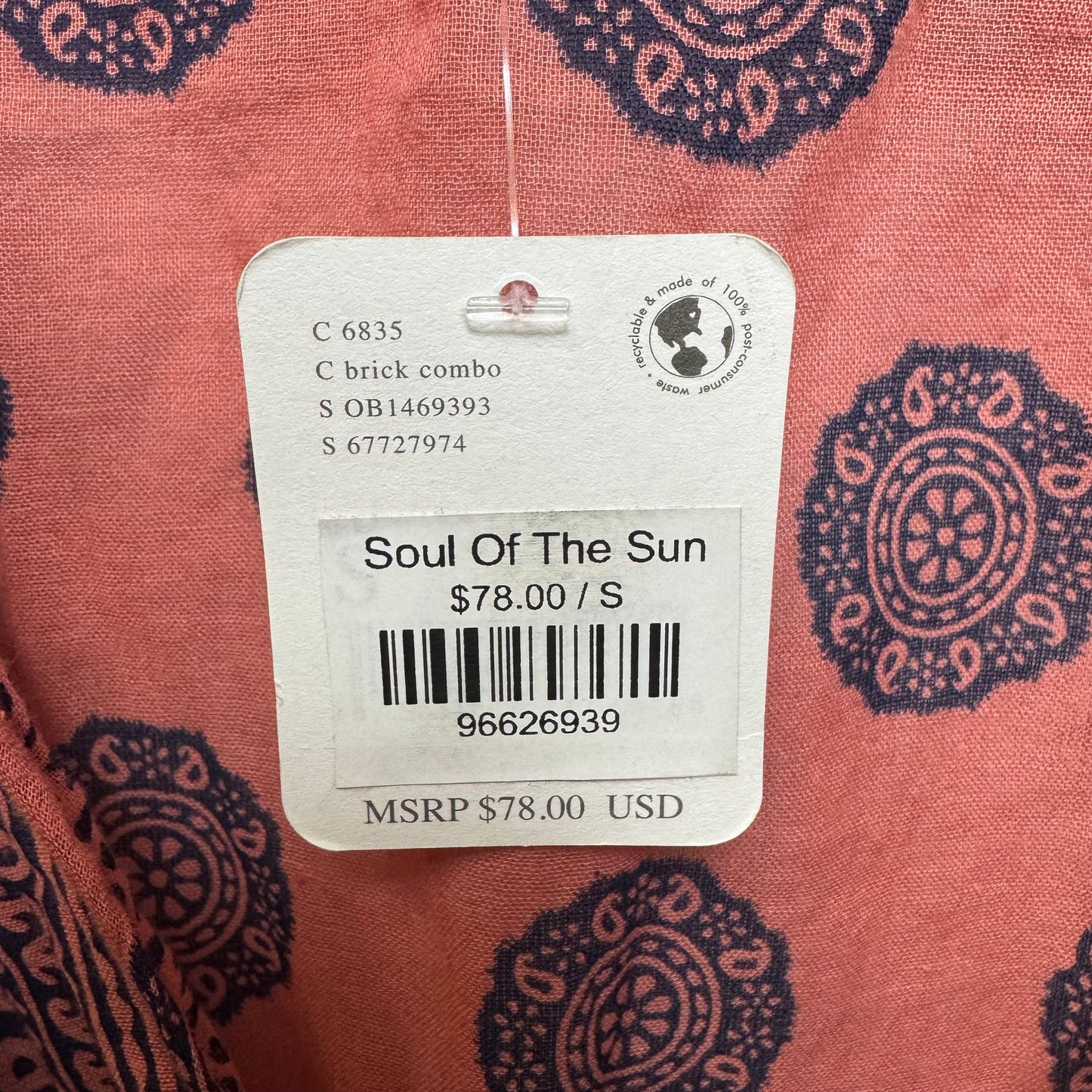 Soul Of The Sun Bodysuit By Free People In Blue & Orange, Size: S