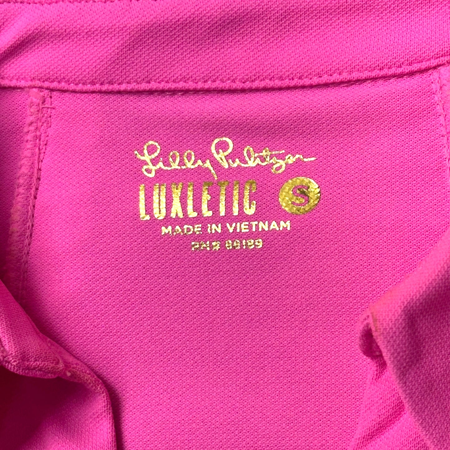 Top Long Sleeve Designer By Lilly Pulitzer In Pink, Size: S