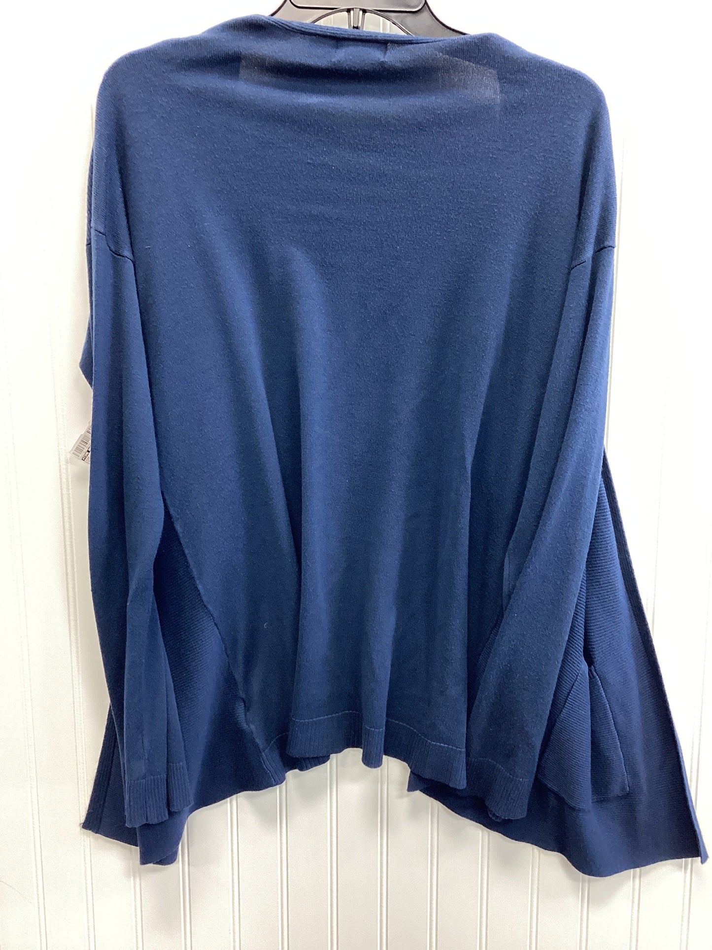 Top Ls By Time And Tru In Blue, Size:L