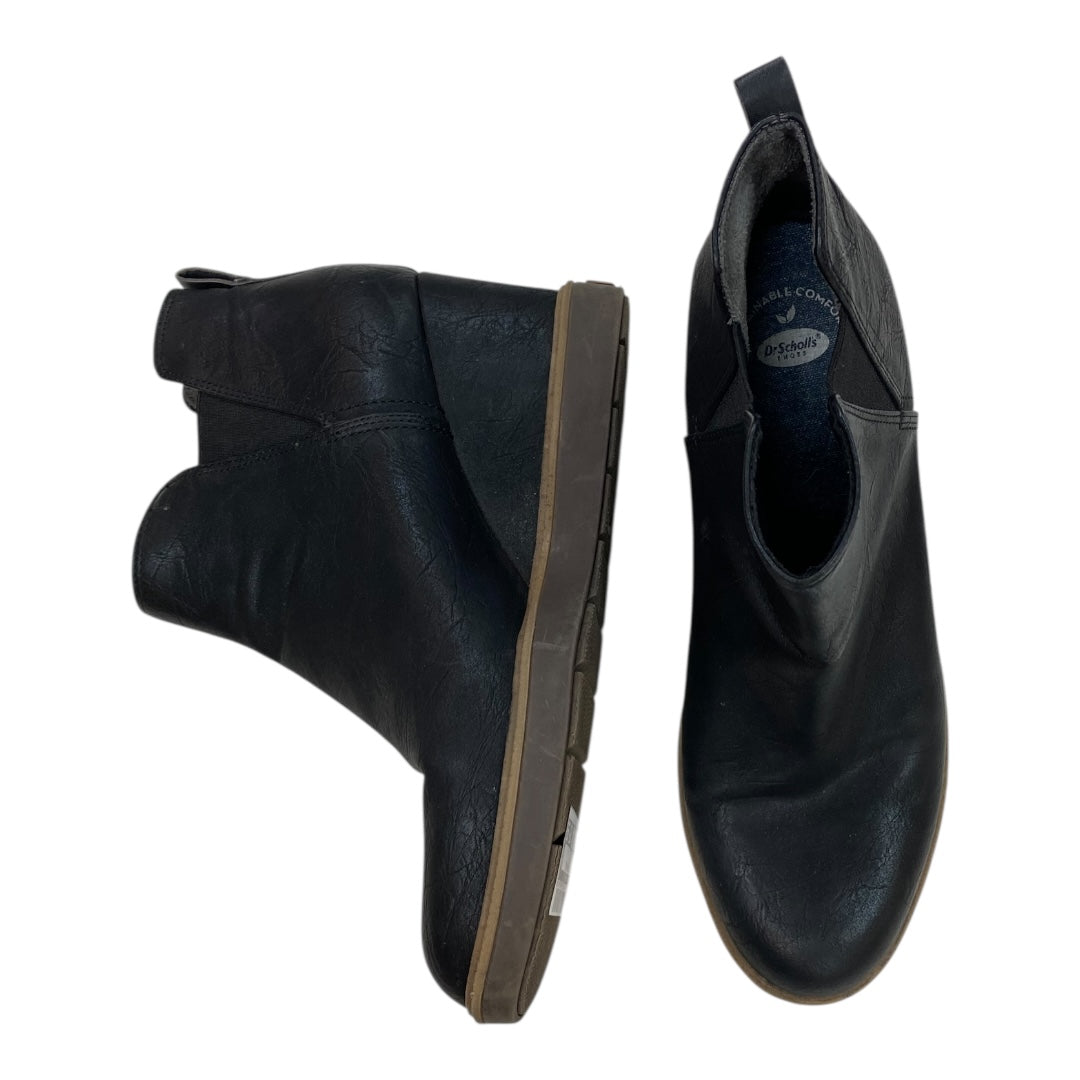 Boots Ankle Heels By Dr Scholls In Black, Size:10