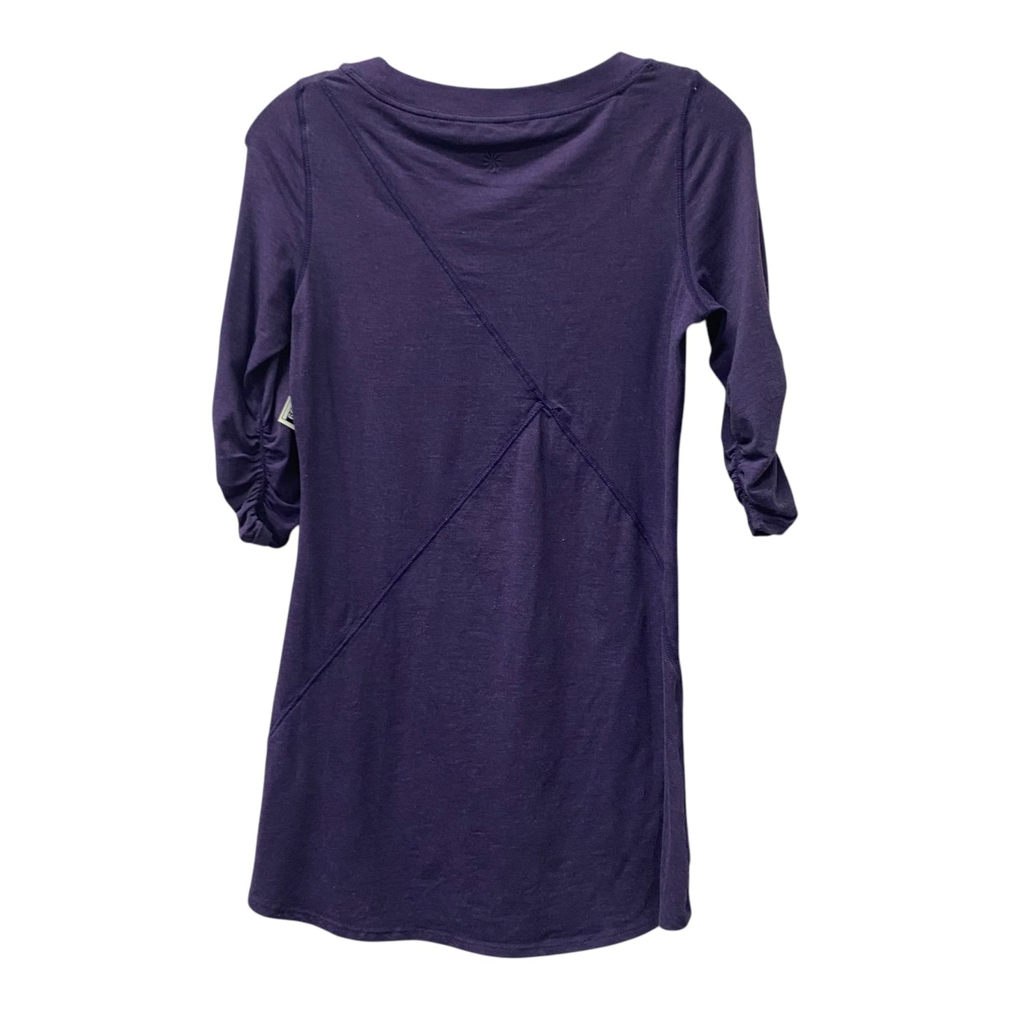 Athletic Top Ss By Athleta In Purple, Size:Xxs