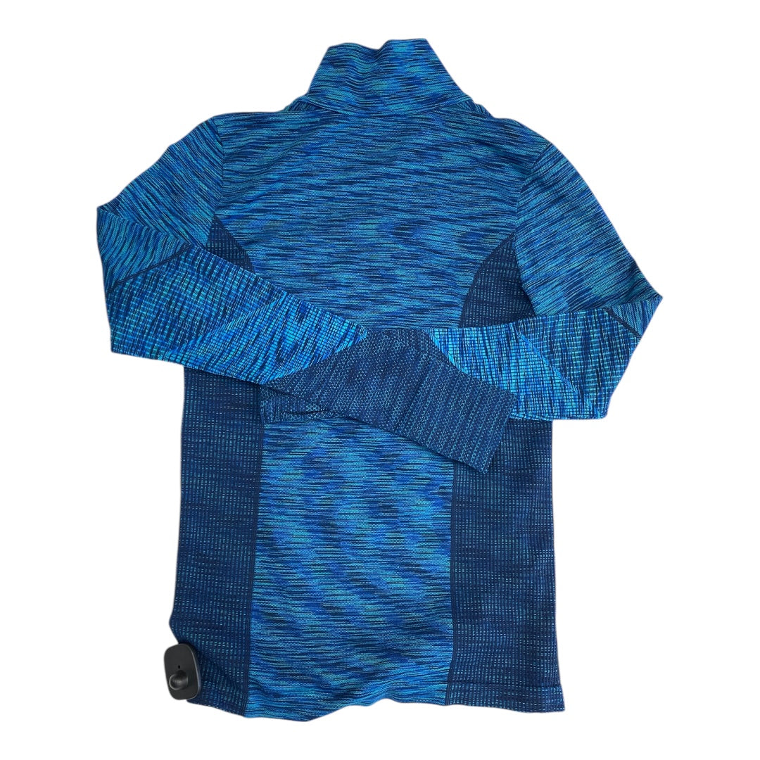 Athletic Top Ls Collar By Athleta In Blue, Size:S