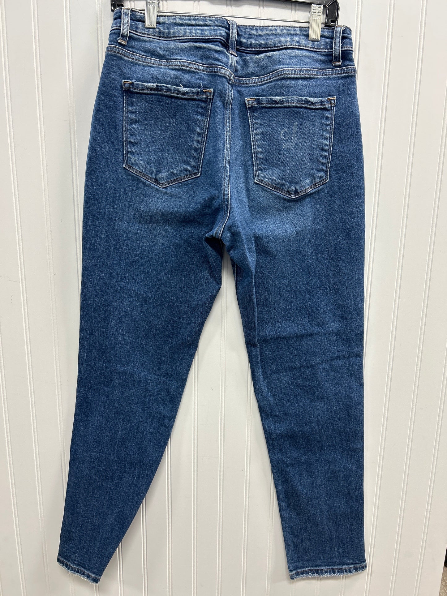 Jeans Straight By Flying Monkey In Blue Denim, Size:6