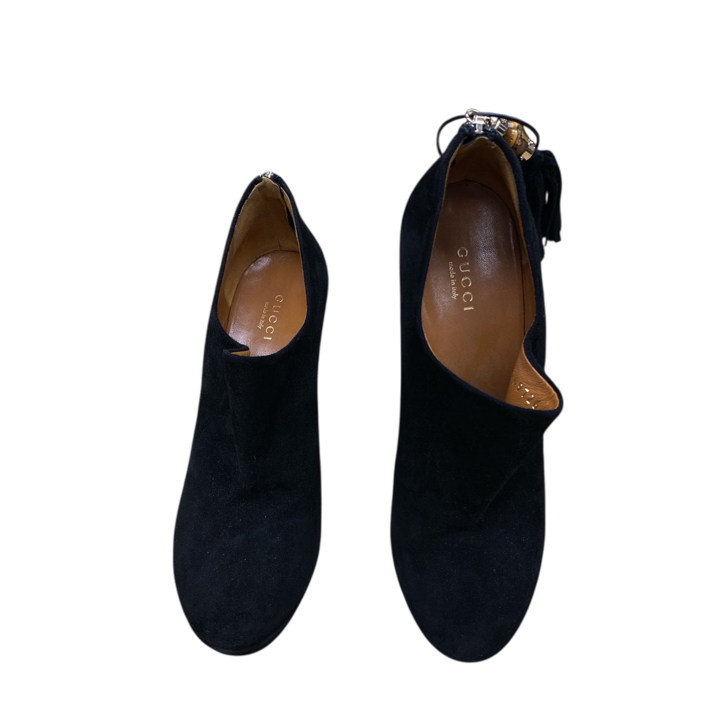 Boots Luxury Designer By Gucci In Black, Size:7.5