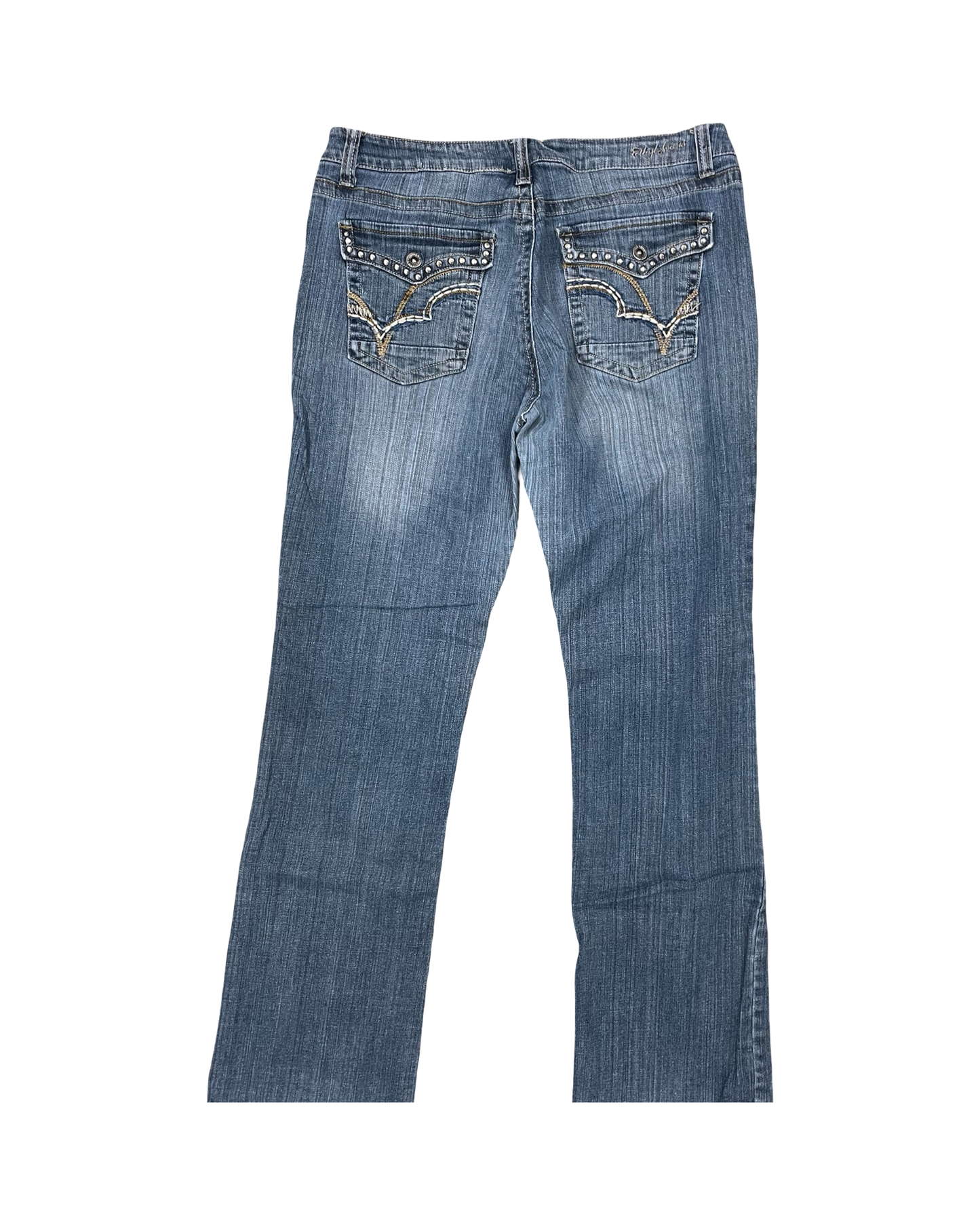 Jeans Boot Cut By Ethyl In Blue Denim, Size:14L