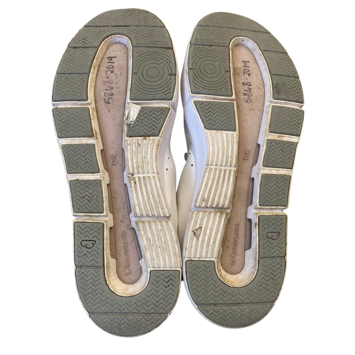 Shoes Sneakers By On In White, Size:9.5