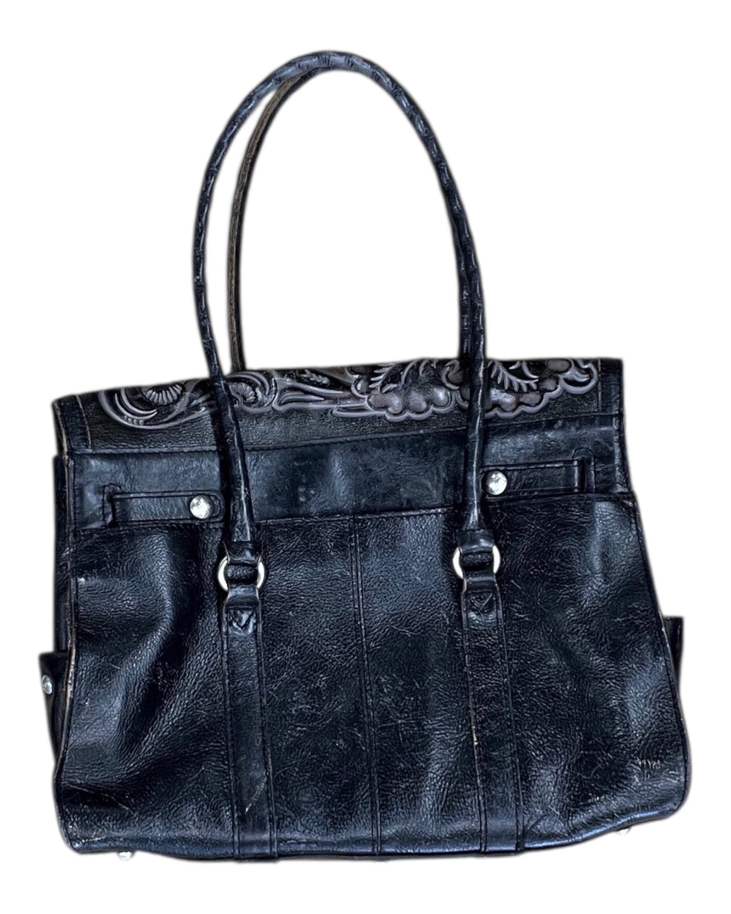 Handbag Designer By Patricia Nash In Black, Size:Large